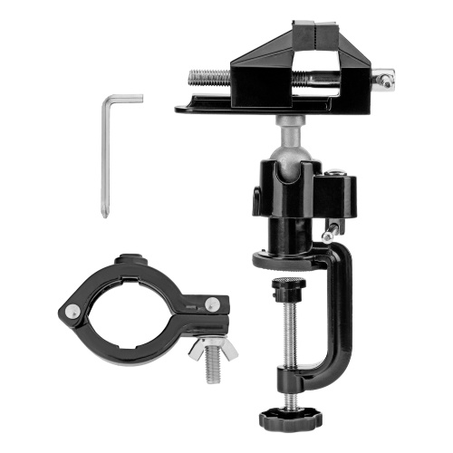 Тиски настольные, многофункциональные, сменная насадка, хомут для дрели, шарнирный механизм, 70 мм Matrix по ценам производителя в Воронеже с доставкой по всей России