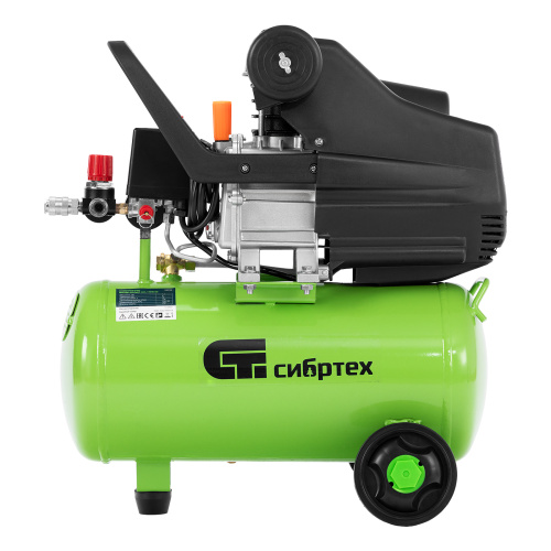 Компрессор воздушный КК-1100/22, 1, 1 кВт, 135 л/мин, 22 л, прямой привод, масляный Сибртех по ценам производителя в Воронеже с доставкой по всей России