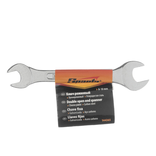 Ключ рожковый, 8 х 10 мм, хромированный Sparta по ценам производителя в Воронеже с доставкой по всей России