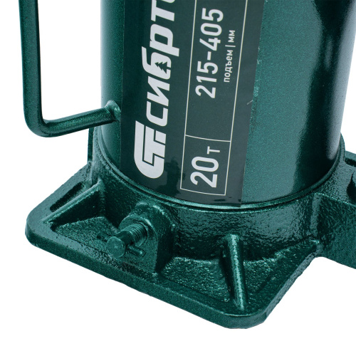 Домкрат гидравлический бутылочный, 20 т, 215-405 мм Сибртех по ценам производителя в Воронеже с доставкой по всей России