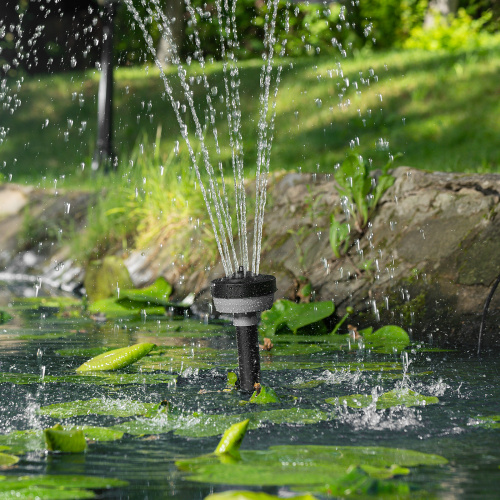 Насос фонтанный FNP110-34, 112 Вт, подъем 3,4 м, 3400 л/ч, колокольчик/каскад/гейзер Denzel по ценам производителя в Воронеже с доставкой по всей России