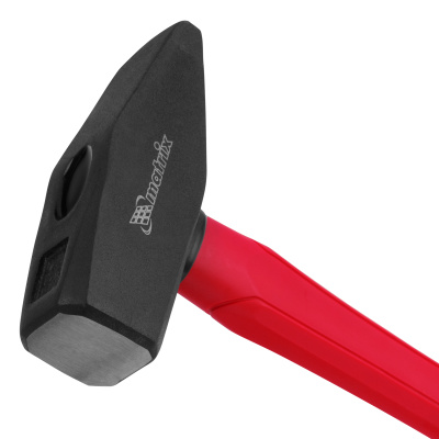 Молоток слесарный optimal, 1500 г, фибергласовая обрезиненная рукоятка, квадратный боек Matrix по ценам производителя в Воронеже с доставкой по всей России