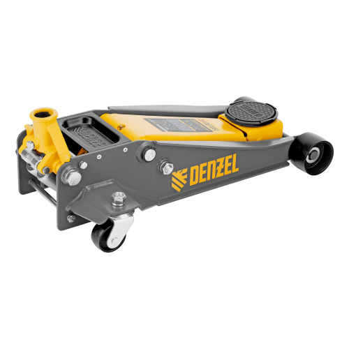 Домкрат гидравлический подкатной, 3 т, 125-470 мм, быстрый подъем, проф. Denzel по ценам производителя в Воронеже с доставкой по всей России