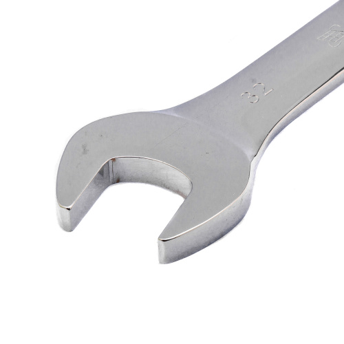 Ключ комбинированный трещоточный, 32 мм, CrV, шарнирный, зеркальный хром Matrix по ценам производителя в Воронеже с доставкой по всей России