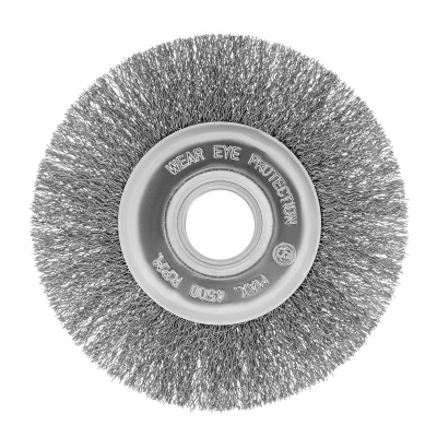 Щетка для УШМ, 125 мм, посадка 22.2 мм, плоская, витая проволока Сибртех по ценам производителя в Воронеже с доставкой по всей России