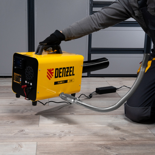 Дизельная тепловая портативная пушка  Flame-5, 5кВт, 300м3/ч, непр.наг., циф. терм. Denzel по ценам производителя в Воронеже с доставкой по всей России