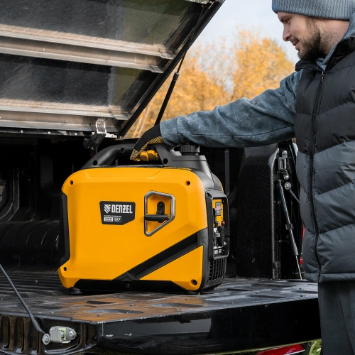 Генератор инверторный GS-2200iS, 2,2 кВт, 230 В, закрытый корпус, ручной старт DENZEL по ценам производителя в Воронеже с доставкой по всей России