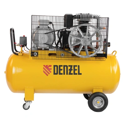 Компрессор воздушный, ременный привод BCI5500-T/200, 5.5 кВт, 200 литров, 850 л/мин Denzel по ценам производителя в Воронеже с доставкой по всей России