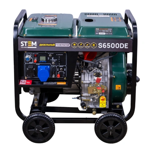 Генератор дизельный STEM Techno S6500DE (6.5 кВт, электростартер, дисплей, подогрев) по ценам производителя в Воронеже с доставкой по всей России