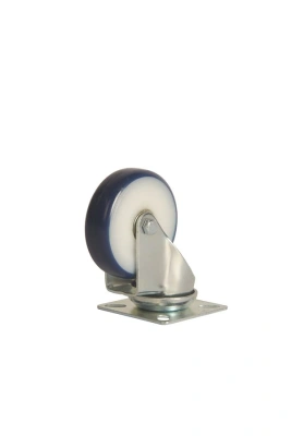 Колесо аппаратное поворотное SCv 92 75 мм (синяя резина) по ценам производителя в Воронеже с доставкой по всей России