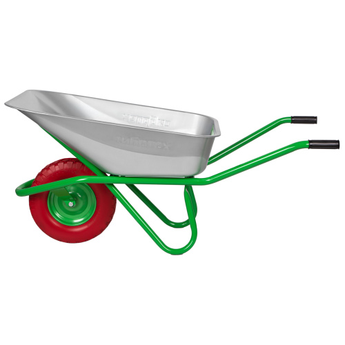 Тачка садово-строительная с PU колесом, грузоподъемность 180 кг, объем 90 л Сибртех по ценам производителя в Воронеже с доставкой по всей России