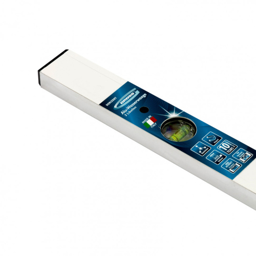 Уровень алюминиевый, 1200 мм, фрезерованный, 3 глазка, магнитный Gross по ценам производителя в Воронеже с доставкой по всей России