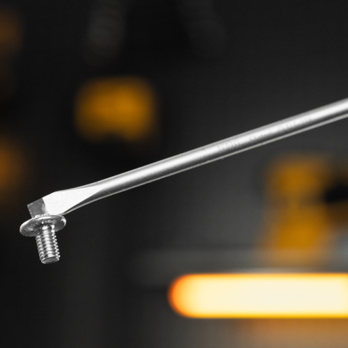 Отвертка, SL5x150 мм, S2, 3к рукоятка Denzel по ценам производителя в Воронеже с доставкой по всей России