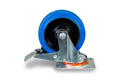 Колесо поворотное резина SRCLb 63 160 мм с тормозом (F) по ценам производителя в Воронеже с доставкой по всей России