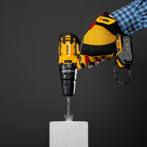 Дрель-шуруповерт аккумуляторная CDL-12-01CB, Li-Ion, 12 В, 1 акк. Denzel по ценам производителя в Воронеже с доставкой по всей России