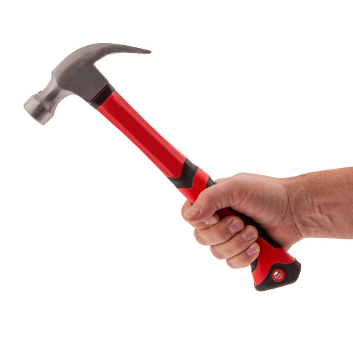 Молоток-гвоздодер, 450 г, боек c магнитом, фибергласовая обрезиненная рукоятка Matrix по ценам производителя в Воронеже с доставкой по всей России