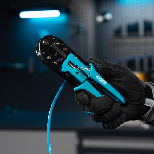 Клещи для обжима телефонных и компьютерных клемм RJ-45, 6P, 8P и RJ-11/12, 6P, 8P Gross по ценам производителя в Воронеже с доставкой по всей России