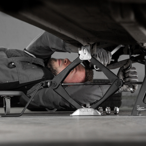 Домкрат ромбический винтовой универсальный ТУ 5.16-469-0213-04, 0,9 т, 100-395 мм Россия по ценам производителя в Воронеже с доставкой по всей России