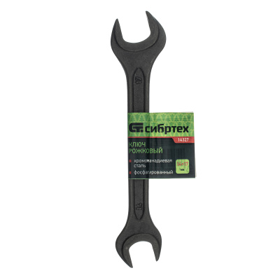 Ключ рожковый,14 х 17 мм, CrV, фосфатированный Сибртех по ценам производителя в Воронеже с доставкой по всей России