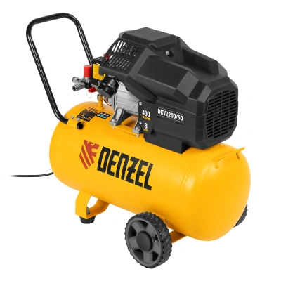 Компрессор воздушный DKV2200/50, Х-PRO 2.2 кВт, 400 л/мин, 50 л Denzel купить в Москве с доставкой по всей России | ProtosMarket.ru