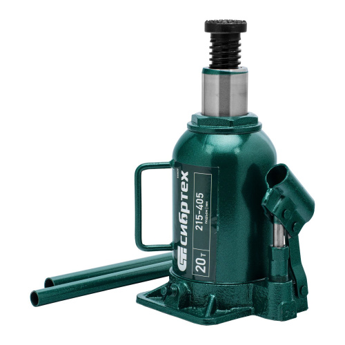 Домкрат гидравлический бутылочный, 20 т, 215-405 мм Сибртех по ценам производителя в Воронеже с доставкой по всей России