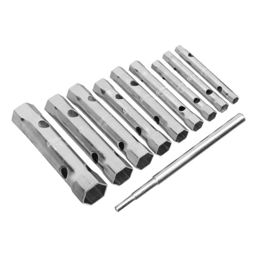 Набор ключей трубчатых торцевых, 6 - 22 мм, вороток, оцинкованные, 9 шт. Sparta по ценам производителя в Воронеже с доставкой по всей России