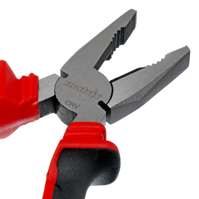 Плоскогубцы комбинированные, 160 мм, хром-ванадий, двухкомпонентные рукоятки Matrix по ценам производителя в Воронеже с доставкой по всей России