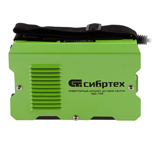 Инверторный аппарат дуговой сварки ИДС-170K, 170 А, ПВ 80%, диаметр электрода 1,6-3,2 мм Сибртех по ценам производителя в Воронеже с доставкой по всей России