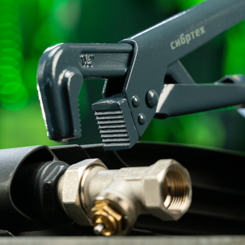 Ключ трубный рычажный КТР-2, 1.5", кованый, тип "L" Сибртех по ценам производителя в Воронеже с доставкой по всей России