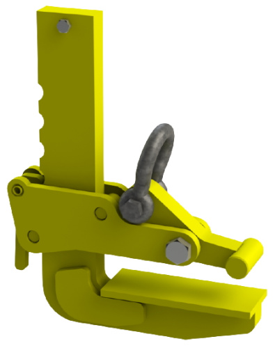 Захват эксцентриковый ZGR (г/п 1,65 т, лист 0-250мм) по ценам производителя в Воронеже с доставкой по всей России