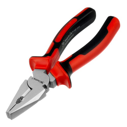 Плоскогубцы Nickel, 160 мм, никелированные, двухкомпонентные рукоятки Matrix по ценам производителя в Воронеже с доставкой по всей России