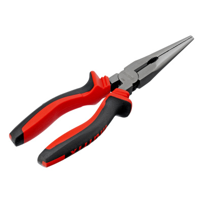 Длинногубцы прямые, 200 мм, хром-ванадий, двухкомпонентные рукоятки Matrix по ценам производителя в Воронеже с доставкой по всей России