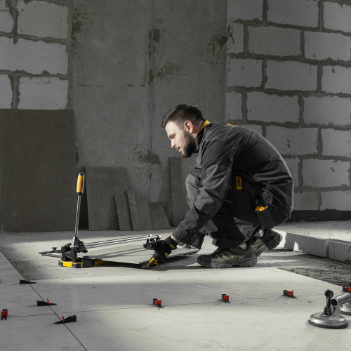 Плиткорез 600х14мм, цельнометал. напр., каретка на подш., стальная станина, рукоятка-пенал Denzel по ценам производителя в Воронеже с доставкой по всей России