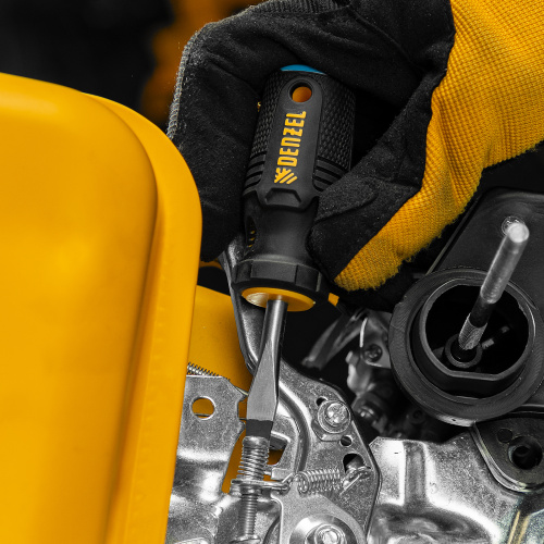 Отвертка SL6x38 мм, CrV, трехкомпонентная рукоятка Denzel по ценам производителя в Воронеже с доставкой по всей России