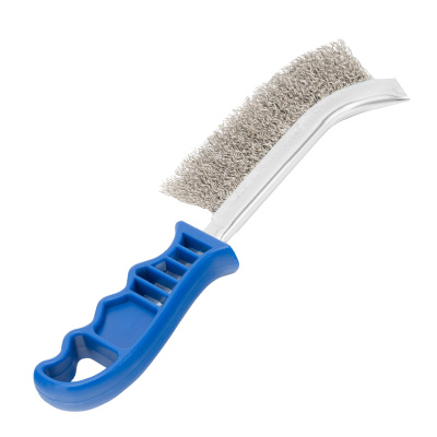 Щетка зачистная, металлическая с пластмассовой ручкой, нержавеющая проволока Барс по ценам производителя в Воронеже с доставкой по всей России