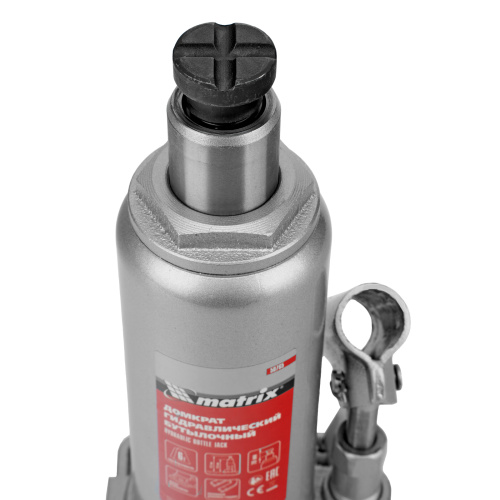 Домкрат гидравлический бутылочный, 6 т, h подъема 216-413 мм Matrix по ценам производителя в Воронеже с доставкой по всей России