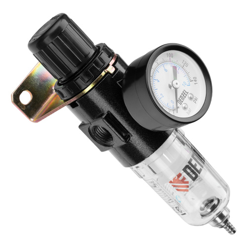 Фильтр-регулятор FR1500, 10 бар, 1500 л/мин, 1/4" Denzel по ценам производителя в Воронеже с доставкой по всей России