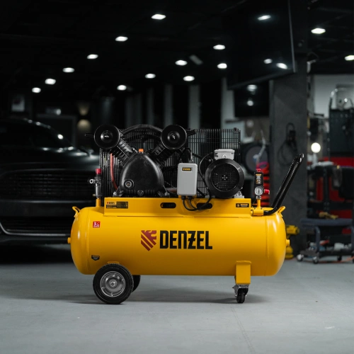 Компрессор воздушный рем. привод BCV 4000-T/100, 4,0 кВт, 100 литров, 690 л/мин Denzel по ценам производителя в Воронеже с доставкой по всей России