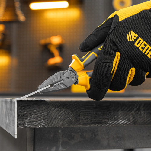 Плоскогубцы комбинированные 180 мм, трехкомпонентные рукоятки Denzel по ценам производителя в Воронеже с доставкой по всей России