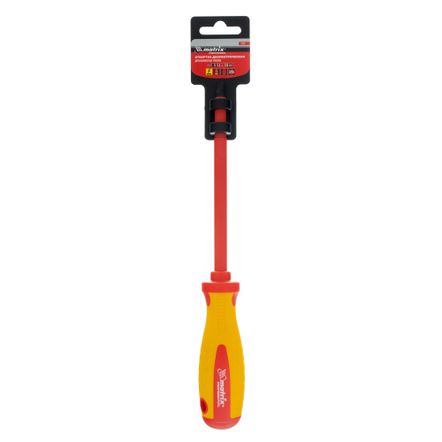 Отвертка Insulated, SL6.5 x 150 мм, CrMo, до 1000 В, двухкомпонентная рукоятка Matrix Professional по ценам производителя в Воронеже с доставкой по всей России