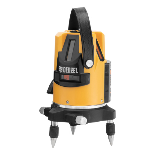 Лазерный уровень LX3, 10 м, ± 0,3 мм/1 м, 635 нм, 4 вертикальных, 1 горизонтальная плоскости, резьба 5/8" Denzel по ценам производителя в Воронеже с доставкой по всей России