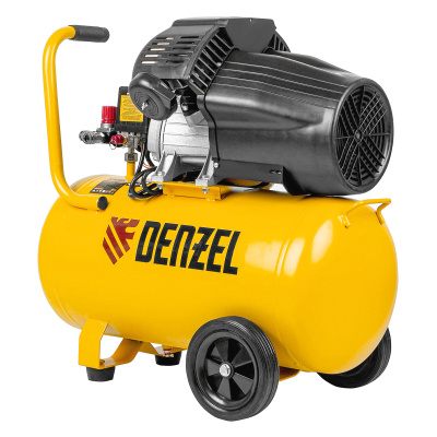Компрессор воздушный DCV2200/50, прямой привод, 2.2 кВт, 50 литров, 380 л/мин Denzel по ценам производителя в Воронеже с доставкой по всей России