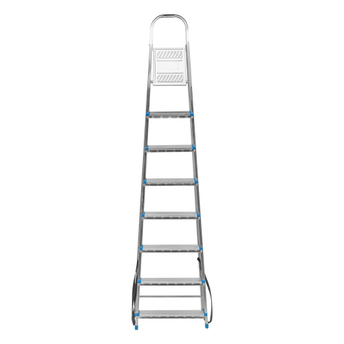Стремянка, 8 ступеней, стальная, оцинкованная Сибртех по ценам производителя в Воронеже с доставкой по всей России