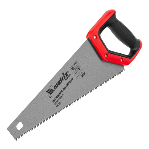 Ножовка по дереву, 400 мм, зуб 2D, каленый крупный зуб 5-6 TPI, двухкомпонентная рукоятка Matrix по ценам производителя в Воронеже с доставкой по всей России