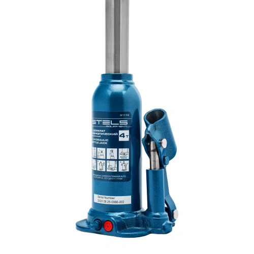 Домкрат гидравлический бутылочный, 4 т, h подъема 188-363 мм, в пластиковом кейсе Stels по ценам производителя в Воронеже с доставкой по всей России