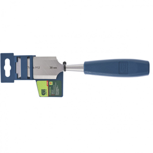 Стамеска, 38 мм, пластиковая рукоятка Сибртех по ценам производителя в Воронеже с доставкой по всей России