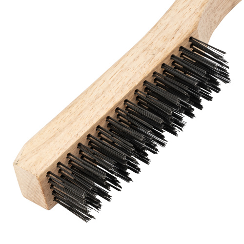 Щетка зачистная пятирядная, закаленная прямая проволока с деревянной ручкой Сибртех по ценам производителя в Воронеже с доставкой по всей России