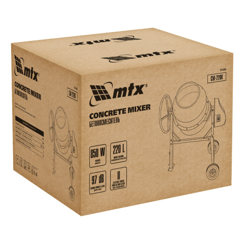 Бетоносмеситель СМ-220К, 220 л, мощность 850 Вт МТХ по ценам производителя в Воронеже с доставкой по всей России
