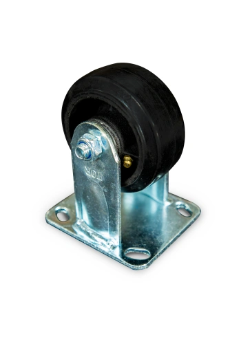 Колесо большегрузное неповоротное FCd 46 100 мм обрезиненное (N) по ценам производителя в Воронеже с доставкой по всей России