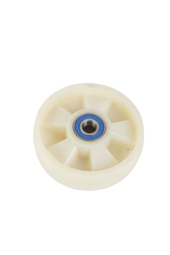 Колесо нейлоновое 160х50 мм с подшипником для тележек гидравлических JC/DF-III/DB/BFC по ценам производителя в Воронеже с доставкой по всей России